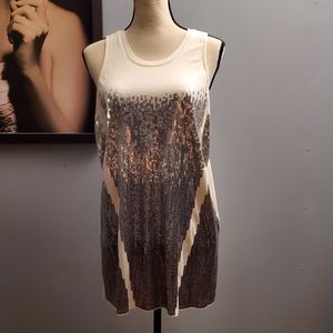 Woman's Express Sequin Tank Top